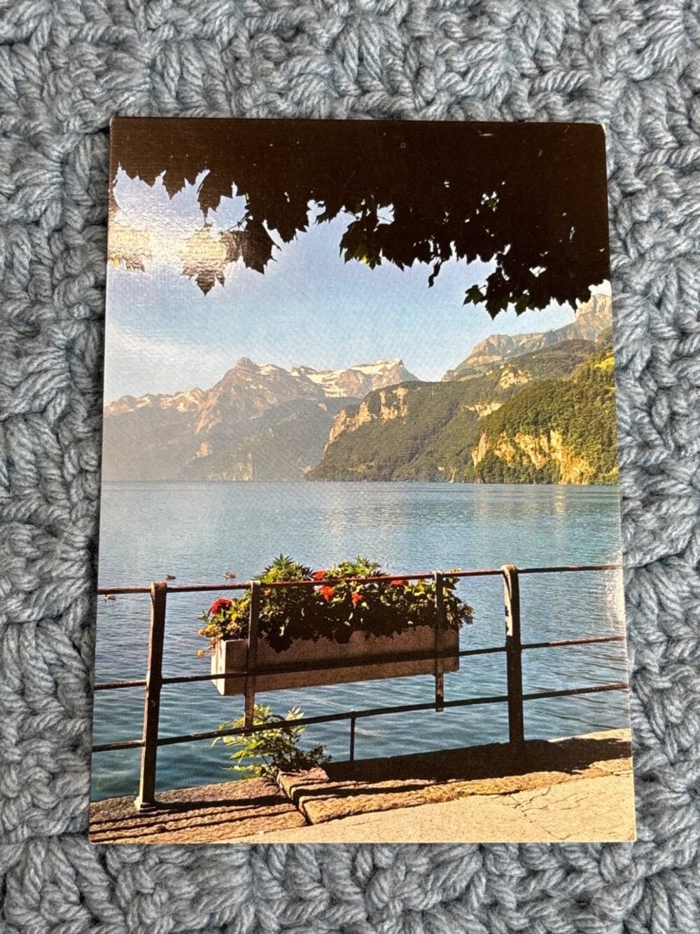 Brunnen Gitschen und Urirotstock Postcard